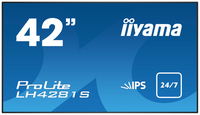 iiyama iiyama LH4281S-B1 Signage-Display Digital Beschilderung Flachbildschirm 106,4 cm (41.9 Zoll) IPS, LED Full HD Schwarz https://images.icecat.biz/img/gallery_lows/31251239_7608.jpg
