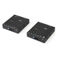 Startech.COM 4K Hdmi Over IP Extender KIT, Scalable Avoip, Video Wall, 2 YR