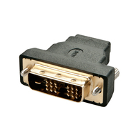 Lindy 41228 Kabeladapter HDMI-A FM DVI-D M Schwarz