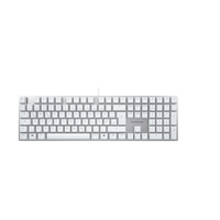 CHERRY KC 200 MX Tastatur Universal USB QWERTZ Deutsch Silber, Weiß - G80-3950LIBDE-1