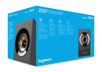 Logitech Z537 Powerful Sound with Bluetooth set d&amp;quot;enceintes 60 W Universel Charbon de bois 2.1 canaux 30 W