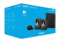 Logitech Z537 Powerful Sound with Bluetooth set d&amp;quot;enceintes 60 W Universel Charbon de bois 2.1 canaux 30 W