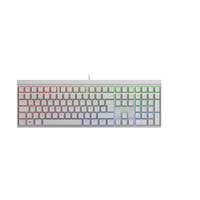 CHERRY MX 2.0S RGB Tastatur Gaming USB QWERTZ Deutsch Weiß - G80-3821LYADE-0