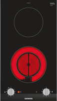 Siemens ET375CFA1E Kochfeld Schwarz, Edelstahl Integriert Keramik 2 Zone(n)