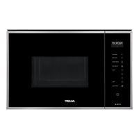 Teka ML 825 TFL Intégré (placement) Micro-ondes grill 25 L 900 W Noir, Acier inoxydable