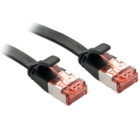 4002888475747 - 47574 RJ45 Netzwerkkabel Patchkabel cat 6 u utp 500 m Schwarz mit Rastnasenschutz 1 St - Lindy