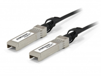 LevelOne DAC-0105 InfiniBand/Glasfaserkabel 5 m SFP+ Schwarz, - DAC-0105