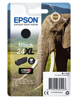 Epson Ink Cartridges, Claria" Photo HD Ink, 24XL, Elephant, Singlepack, 1 x ...