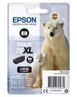 Epson Ink Cartridges, Claria" Premium Ink, 26XL, Polar bear, Singlepack, 1  ...