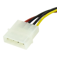 Startech.COM 6IN 4 PIN LP4 TO Sata Power Cable Adapter -4 PIN TO Sata Power LTW