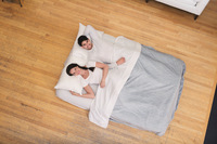 Bestway Matelas Gonflable Floqué - Pompe à Air / Double
