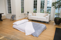 Bestway Matelas Gonflable Floqué - Pompe à Air / Double