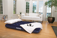 Bestway Matelas Gonflable Floqué - Pompe à Air / Double