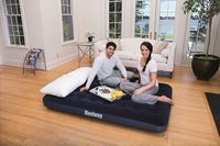 Bestway Matelas Gonflable Floqué - Pompe à Air / Double