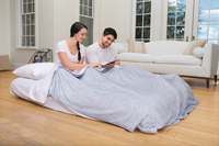 Bestway Matelas Gonflable Floqué - Pompe à Air / Double