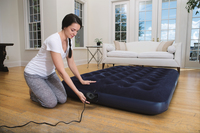 Bestway Matelas Gonflable Floqué - Pompe à Air / Double