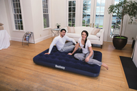 Bestway Matelas Gonflable Floqué - Pompe à Air / Double