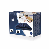 Bestway Matelas Gonflable Floqué - Pompe à Air / Double