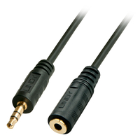 Lindy 35654 Audio-Kabel 5 m 3.5mm Schwarz