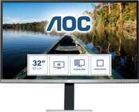 AOC AOC 77 Series U3277FWQ Computerbildschirm 81,3 cm (32") 3840 x 2160 Pixel 4K Ultra HD LED Schwarz, Silber https://images.icecat.biz/img/gallery_lows/35998072_0110302001.jpg