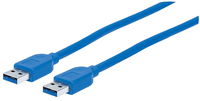 Manhattan 354295 cable USB USB 3.2 Gen 1 (3.1 Gen 1) 1.8 m USB 3.0 Type-A Azul