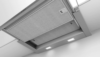 Bosch DFM064A53 hotte Semi-intégrée (semi-encastrée) Métallique, Argent 400 m³/h A