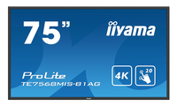 iiyama iiyama ProLite 7564UHS-B1AG Flachbildschirm 190,5 cm (75 Zoll) LED 310 cd/m² 4K Ultra HD Schwarz Monitor https://images.icecat.biz/img/gallery_lows/37247980_8058936285.jpg