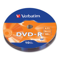 Verbatim DVD-R 4.7GB 16x 10 pieza(s)