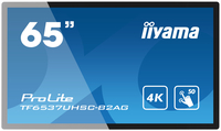 iiyama iiyama TF6537UHSC-B2AG Signage-Display Digital Beschilderung Flachbildschirm 165,1 cm (65 Zoll) LED 400 cd/m² 4K Ultra HD Schwarz Touchscreen 24/7 https://images.icecat.biz/img/gallery_lows/37636150_4688798162.jpg