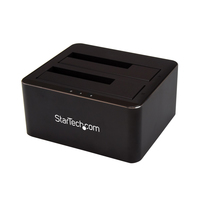 StarTech.com Dual-Bay USB 3.0 to SATA Hard Drive Docking Station, USB Hard  ...