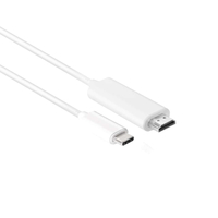 8719214470791 - club3D USB-C®   HDMI Adapterkabel USB-C® Stecker HDMI-A Stecker 180 m Weiß CAC-1514 USB-C®-Displaykabel