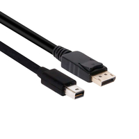 8719214470807 - club3D Mini-DisplayPort   DisplayPort Adapterkabel Mini DisplayPort Stecker DisplayPort Stecker 200 m Schwarz CAC-2163 Flammwidrig DisplayPort-Kabel