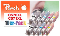 7640173432289 - 10er-Pack Tintenpatronen XL-Ergiebigkeit kompatibel zu Canon PGI-570XL CLI-571XL