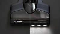 Bosch BBS712A aspirateur balai et balai électrique Sans sac 0,3 L Noir, Acier inoxydable