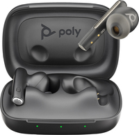 POLY Audífonos Voyager Free 60 UC negro carbono + Adaptador USB-A BT700 + Estuche de carga básico