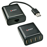 Lindy 42679 Schnittstellen-Hub USB 2.0 Schwarz - 42679