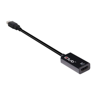 8719214470869 - club3D CAC-1180 DisplayPort Adapter [1x DisplayPort Stecker - 1x HDMI-Buchse] Schwarz