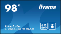 iiyama iiyama LH9854UHS-B1AG Signage-Display Digital Beschilderung Flachbildschirm 2,48 m (97.5\") LCD WLAN 500 cd/m² 4K Ultra HD Schwarz Eingebauter Prozessor Android 11 24/7 https://images.icecat.biz/img/gallery_lows/3984959a0a381de1f4893ba3d8fa57ea.jpg