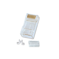 Lindy 62430 Drahtverbinder RJ-45 8-pin cat.6 Transparent - 62430