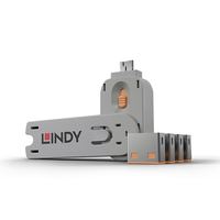 Lindy 40453 Schnittstellenblockierung Schnittstellenblockierung + USB - 40453