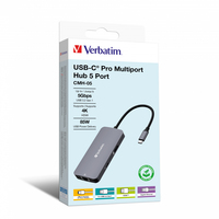 Verbatim CMH-05 USB Typ-C 5000 Mbit/s Silber - 32150