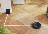 Hoover HG450HP 011 robot aspirateur 0,26 L Sans sac Bleu, Métallique
