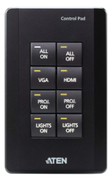 Aten 8 Button Control PAD IN Black Color With 1 Gang US Wall Plate
