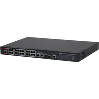 Dahua Technology S4228-24GT-360 Gestionado L2 Gigabit Ethernet (10/100/1000) Energía sobre Ethernet (PoE) Negro, Plata