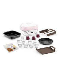 Tefal Cake Factory Infinity KD850110 Appareil intelligent à gâteau + moules + pots à yahourt