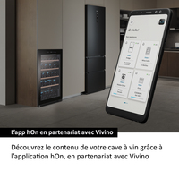 Haier Wine cellar WS105GA Refroidisseur de vin compresseur Autoportante Noir 105 bouteille(s)