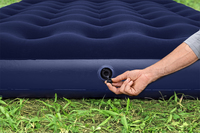 Bestway Matelas gonflable 2 places avec pompe à pied intégrée 191 x 137 x 28 cm