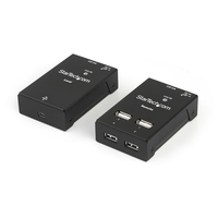 StarTech.com Extensor USB 2.0 de 4 puertos por cable Cat5 o Cat6 - Hasta 50 metros