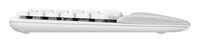Logitech Wave Keys for Mac clavier maison/bureau Bluetooth AZERTY Français Blanc