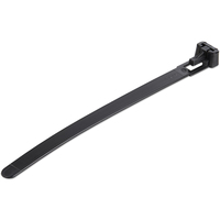 Startech.COM 100 Pack OF 12.5CM Resealable ZIP Ties - Black, 2 YR